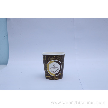 Disposabled double wall paper cup